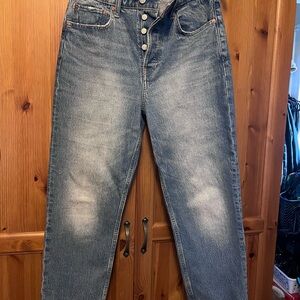 GAP High Rise Blue Jeans with Vintage Wash